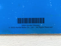 2004 Honda Odyssey Owners Manual Book Guide OEM Used Auto Parts - Oemusedautoparts1.com