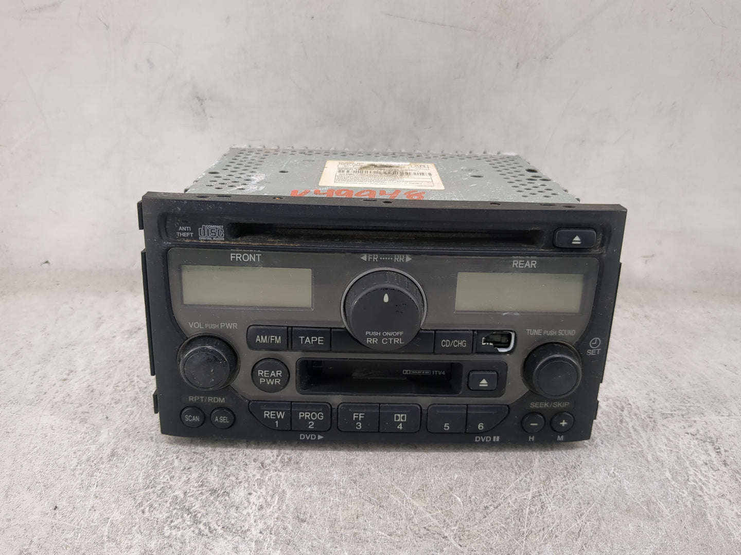 2003-2005 Honda Pilot Radio AM FM Cd Player Receiver Replacement P/N:39100-S9V-A220 CQ-JH8460Z Fits Fits 2003 2004 2005 OEM 