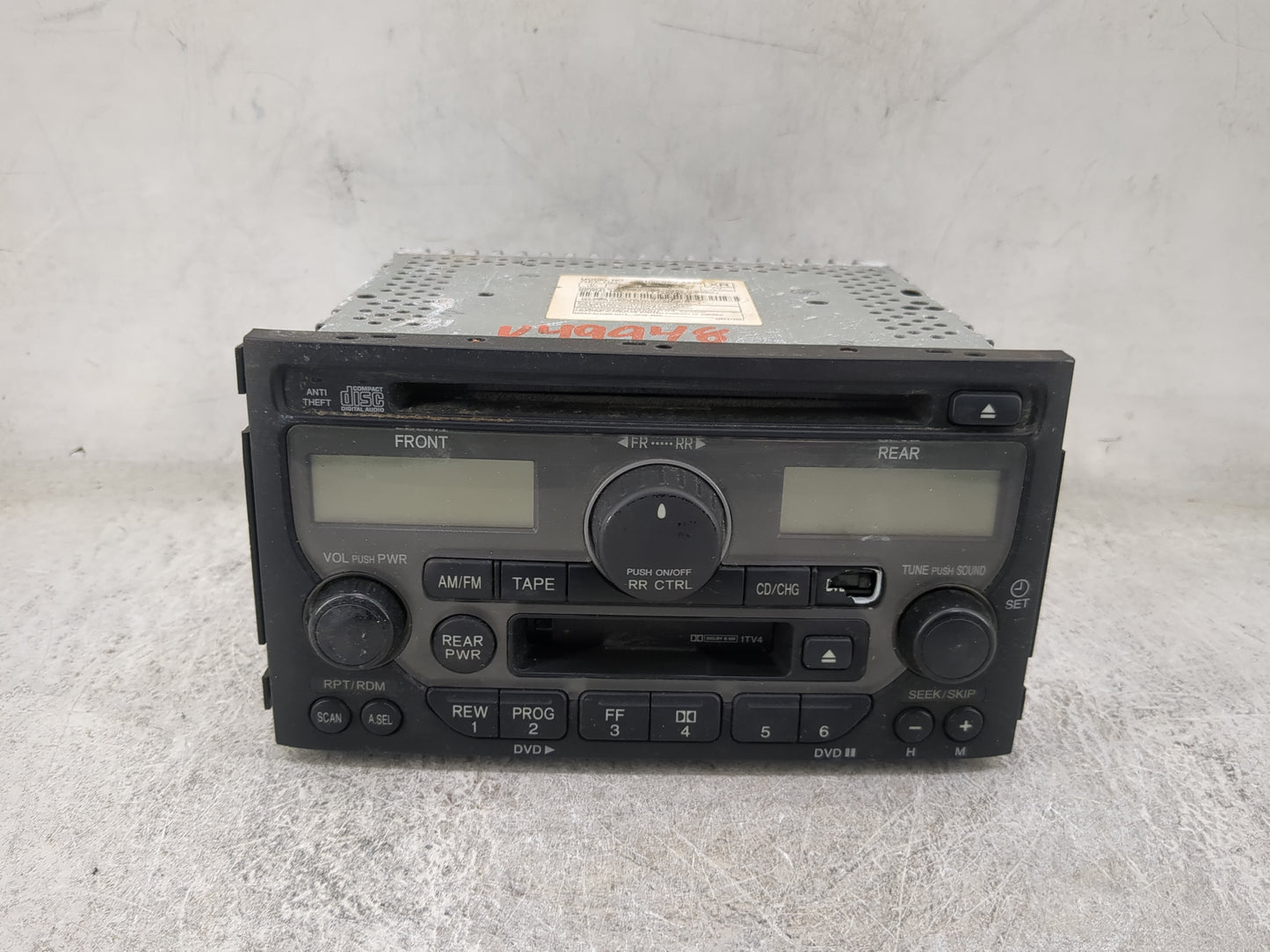 2003-2005 Honda Pilot Radio AM FM Cd Player Receiver Replacement P/N:39100-S9V-A220 CQ-JH8460Z Fits Fits 2003 2004 2005 OEM 