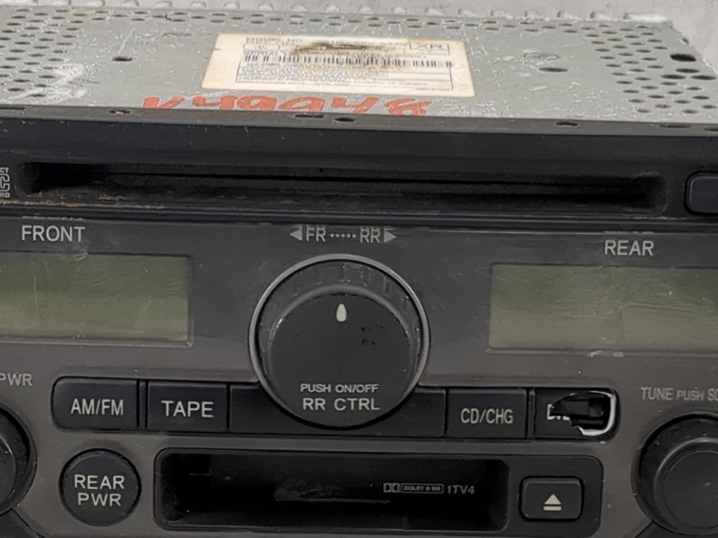 2003-2005 Honda Pilot Radio AM FM Cd Player Receiver Replacement P/N:39100-S9V-A220 CQ-JH8460Z Fits Fits 2003 2004 2005 OEM 
