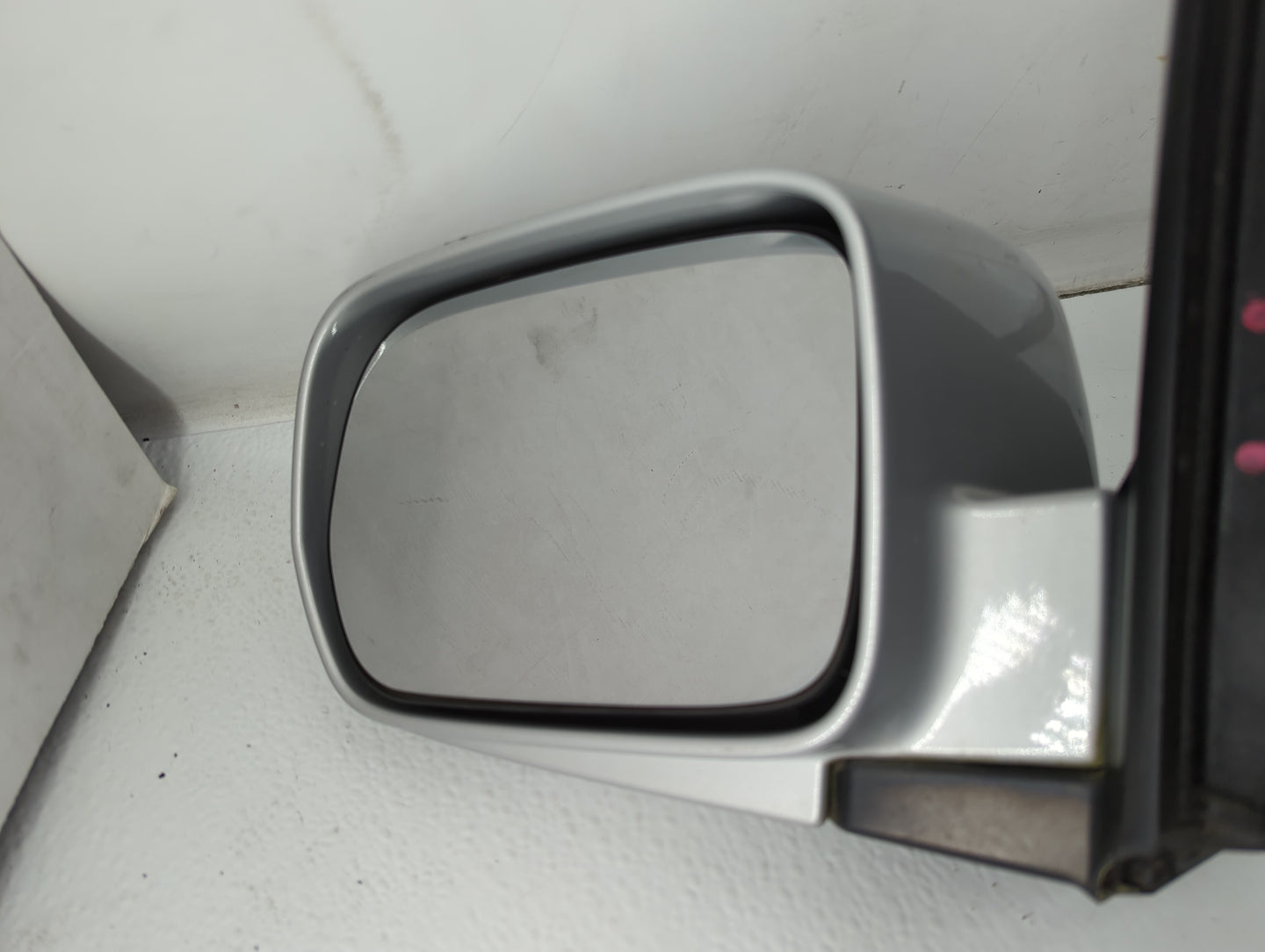 2003-2008 Honda Pilot Driver Left Side View Manual Door Mirror Silver - Oemusedautoparts1.com
