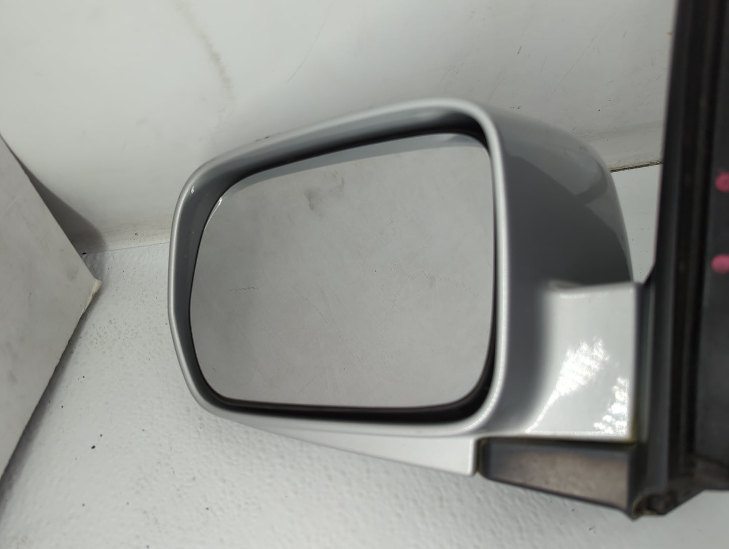 2003-2008 Honda Pilot Driver Left Side View Manual Door Mirror Silver - Oemusedautoparts1.com