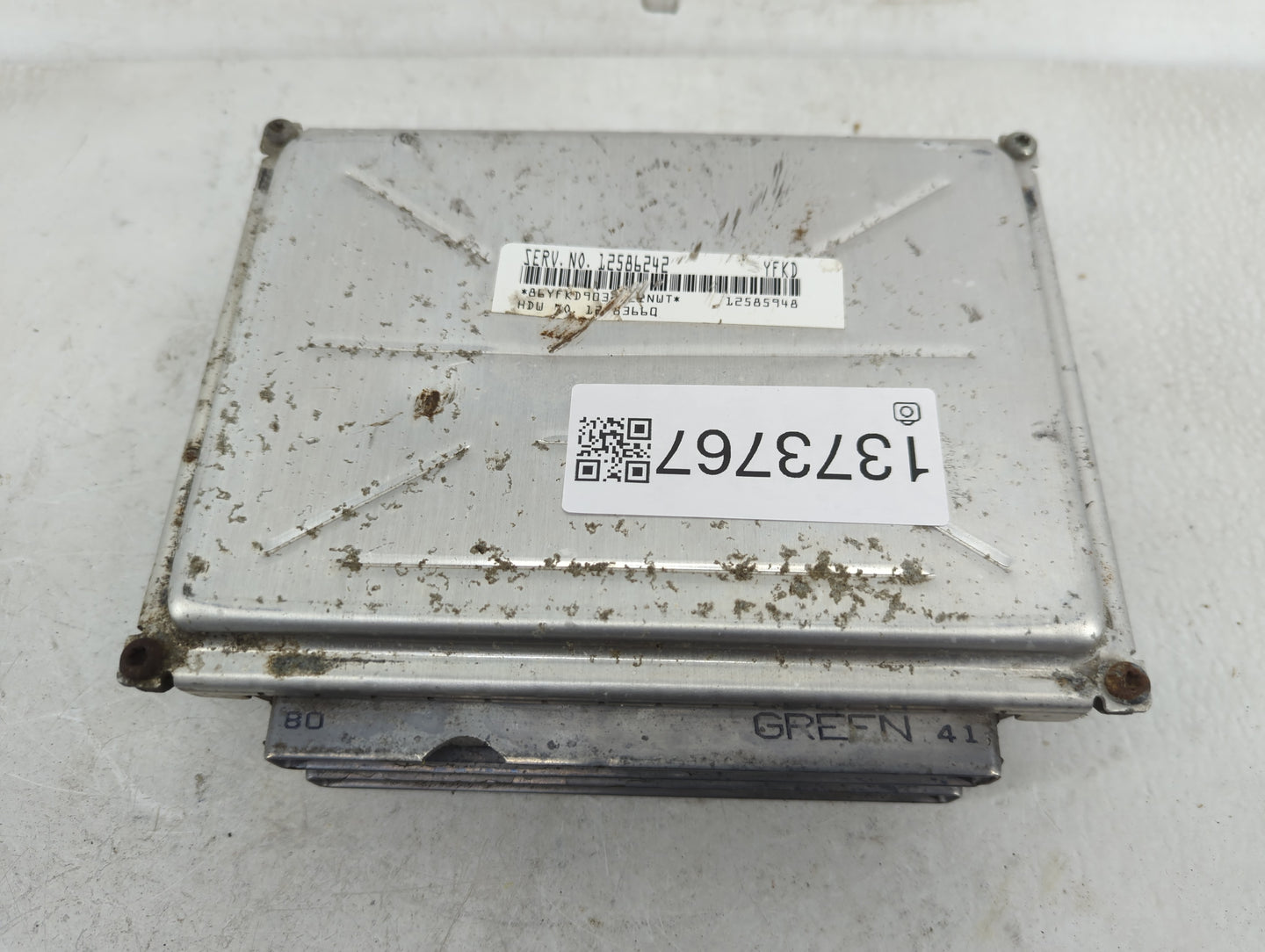2004 Hummer H2 PCM Engine Control Computer ECU ECM PCU OEM P/N:12585948 Fits OEM Used Auto Parts - Oemusedautoparts1.com