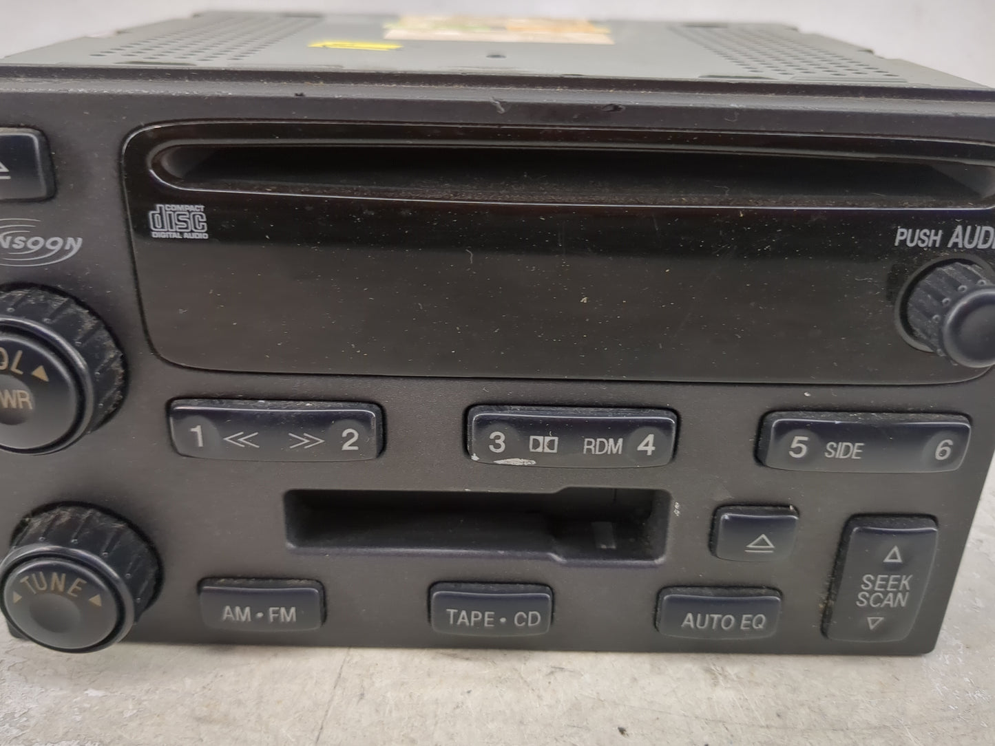 2001-2006 Hyundai Santa Fe Radio AM FM Cd Player Receiver Replacement P/N:12220029 B4096180-28900 Fits OEM Used Auto Parts -