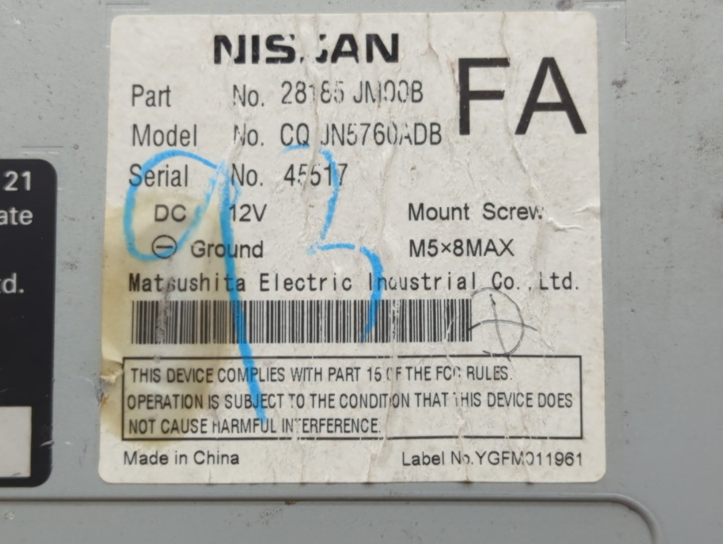 2002-2006 Hyundai Santa Fe Climate Control Module Temperature AC/Heater Replacement P/N:28185 JM00B 97250-26XXX Fits OEM Use