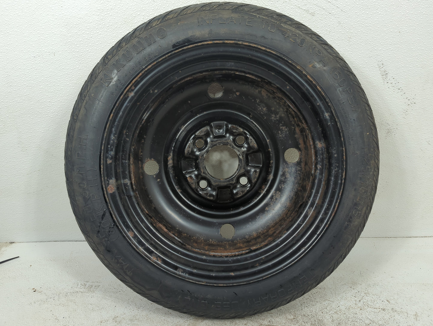 2004-2005 Hyundai Sonata Spare Donut Tire Wheel Rim Oem - Oemusedautoparts1.com