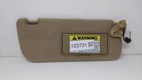 2002-2005 Hyundai Sonata Sun Visor Shade Replacement Passenger Right Mirror Fits Fits 2002 2003 2004 2005 OEM Used Auto Part