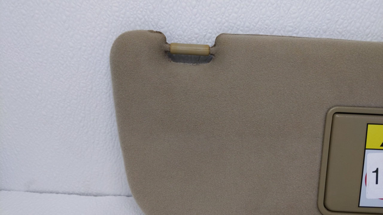 2002-2005 Hyundai Sonata Sun Visor Shade Replacement Passenger Right Mirror Fits Fits 2002 2003 2004 2005 OEM Used Auto Part