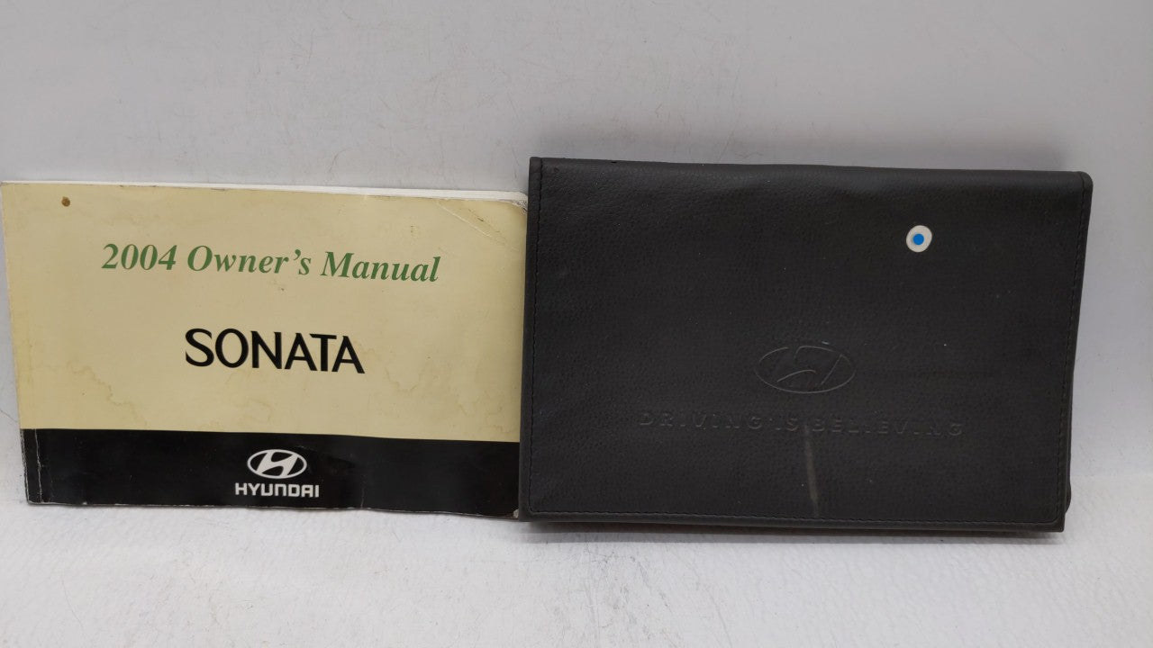 2004 Hyundai Sonata Owners Manual Book Guide OEM Used Auto Parts - Oemusedautoparts1.com
