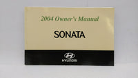 2004 Hyundai Sonata Owners Manual Book Guide OEM Used Auto Parts - Oemusedautoparts1.com