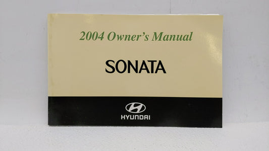 2004 Hyundai Sonata Owners Manual Book Guide OEM Used Auto Parts - Oemusedautoparts1.com