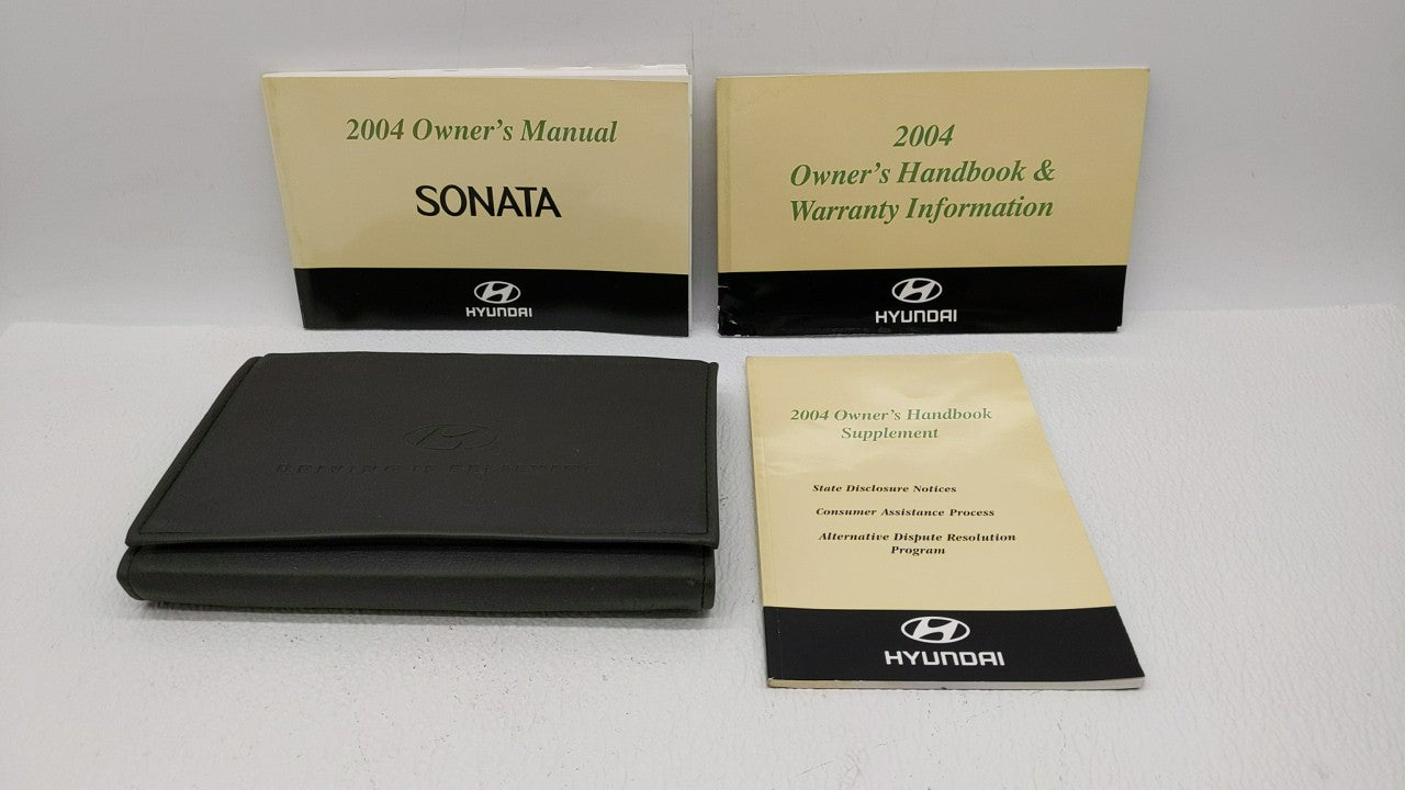2004 Hyundai Sonata Owners Manual Book Guide OEM Used Auto Parts - Oemusedautoparts1.com