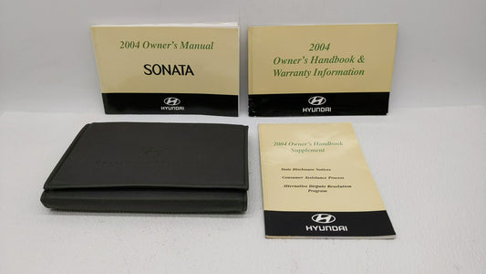 2004 Hyundai Sonata Owners Manual Book Guide OEM Used Auto Parts