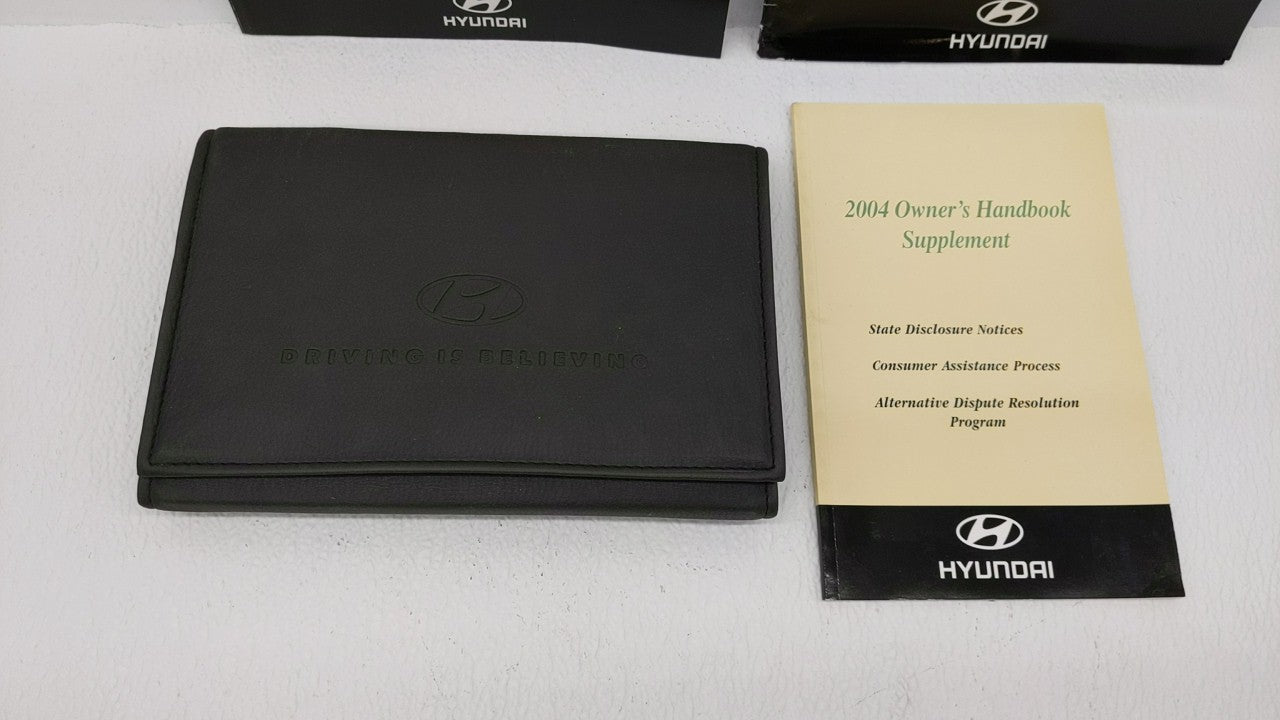 2004 Hyundai Sonata Owners Manual Book Guide OEM Used Auto Parts - Oemusedautoparts1.com