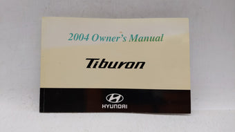 compare product 2004 Hyundai Tiburon Owners Manual Book Guide OEM Used Auto Parts