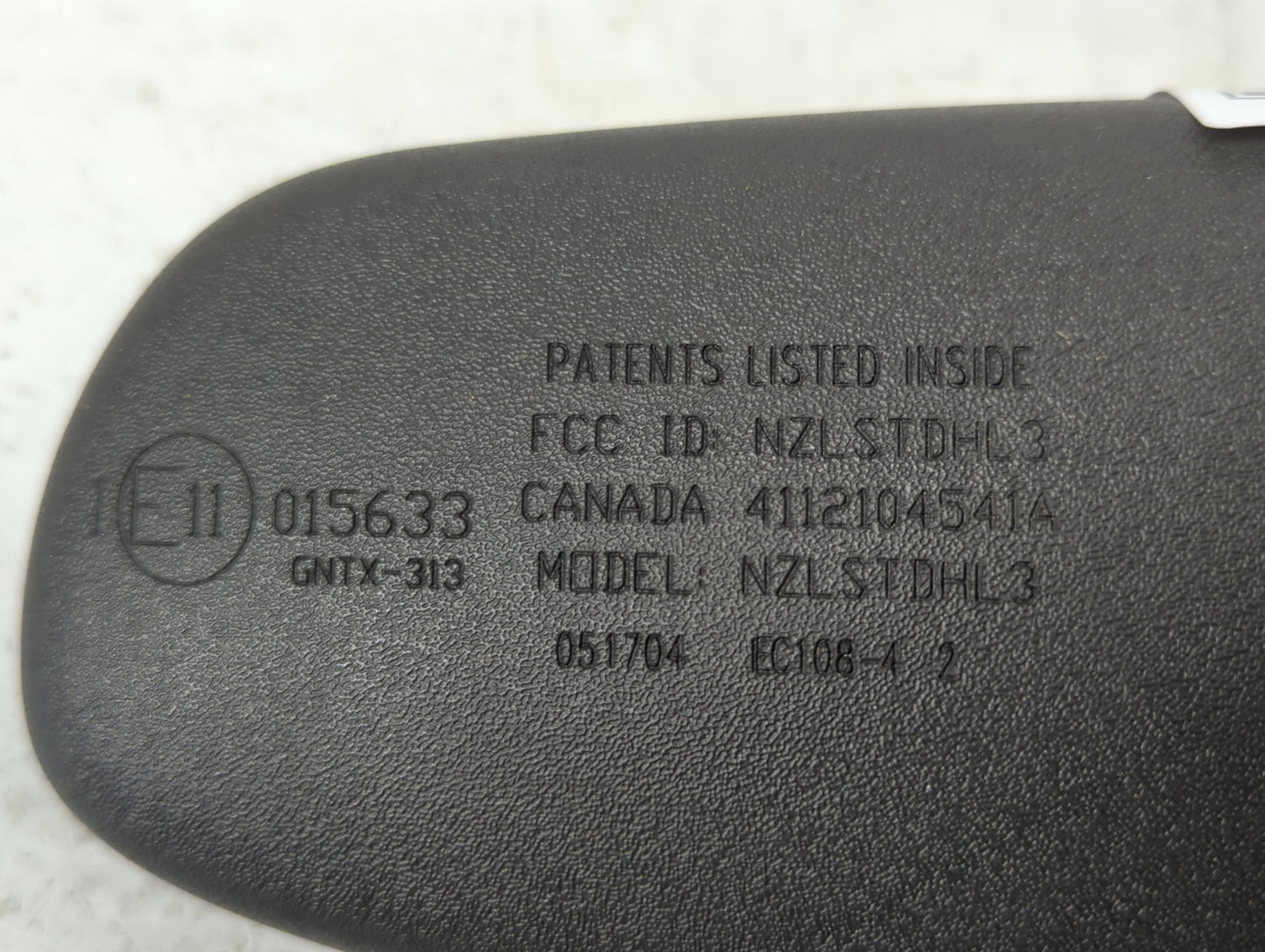 2004 Infiniti G35 Interior Rear View Mirror Replacement OEM P/N:GNTX-313 IE11 015633 Fits OEM Used Auto Parts - Oemusedautop