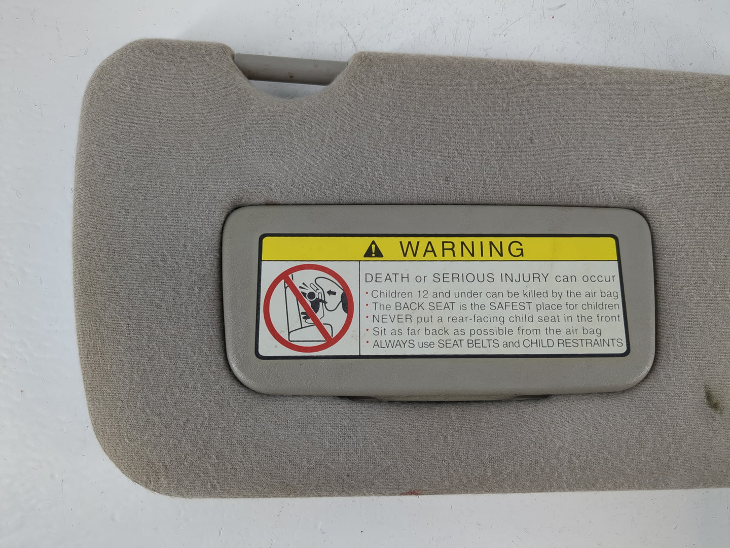 2003-2004 Infiniti I35 Sun Visor Shade Replacement Passenger Right Mirror Fits Fits 2003 2004 OEM Used Auto Parts - Oemuseda