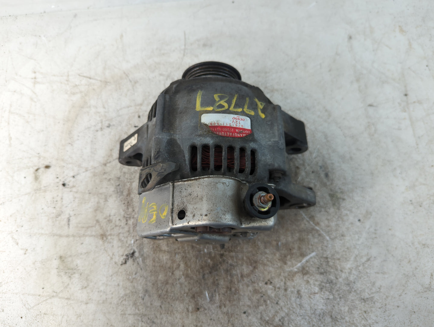 2002-2005 Jaguar X-Type Alternator Replacement Generator Charging Assembly Engine OEM P/N:9761211-508 Fits OEM Used Auto Par