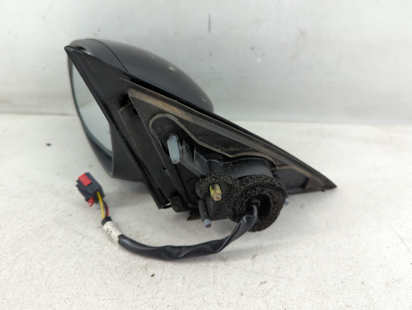2004 Jaguar X-type Driver Left Side View Manual Door Mirror Black - Oemusedautoparts1.com