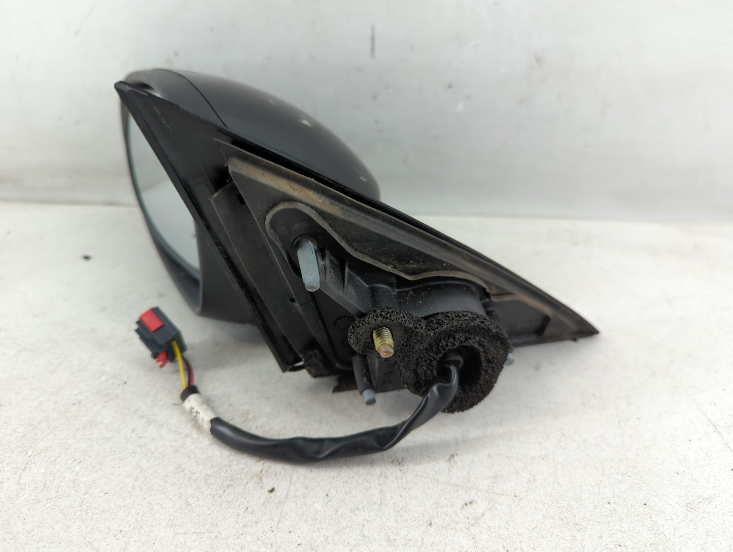 2004 Jaguar X-type Driver Left Side View Manual Door Mirror Black - Oemusedautoparts1.com