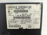 2004 Jeep Grand Cherokee Radio AM FM Cd Player Receiver Replacement P/N:56042129AJ Fits OEM Used Auto Parts - Oemusedautopar