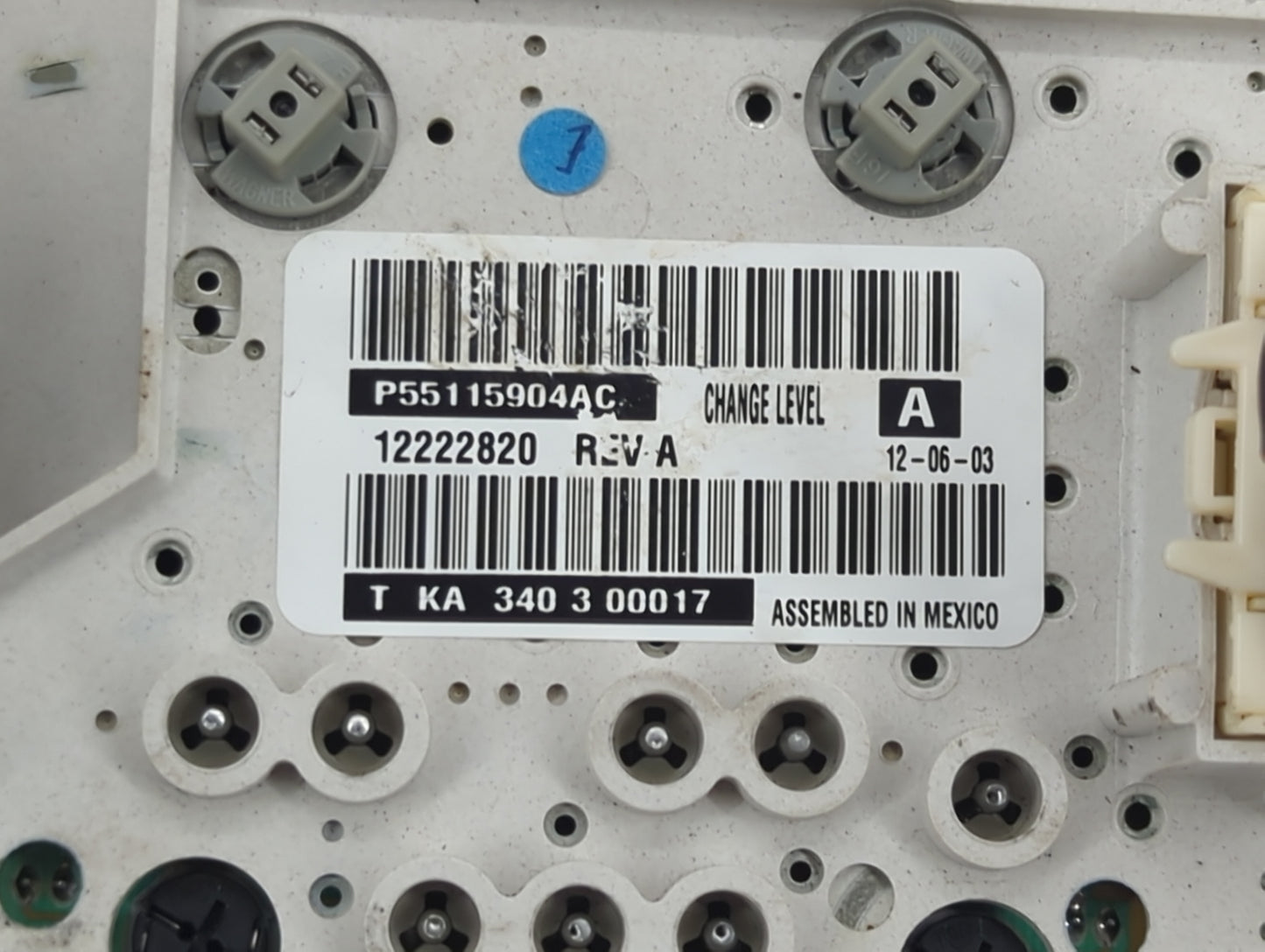1999-2004 Jeep Grand Cherokee Climate Control Module Temperature AC/Heater Replacement P/N:P55115904AC Fits OEM Used Auto Pa