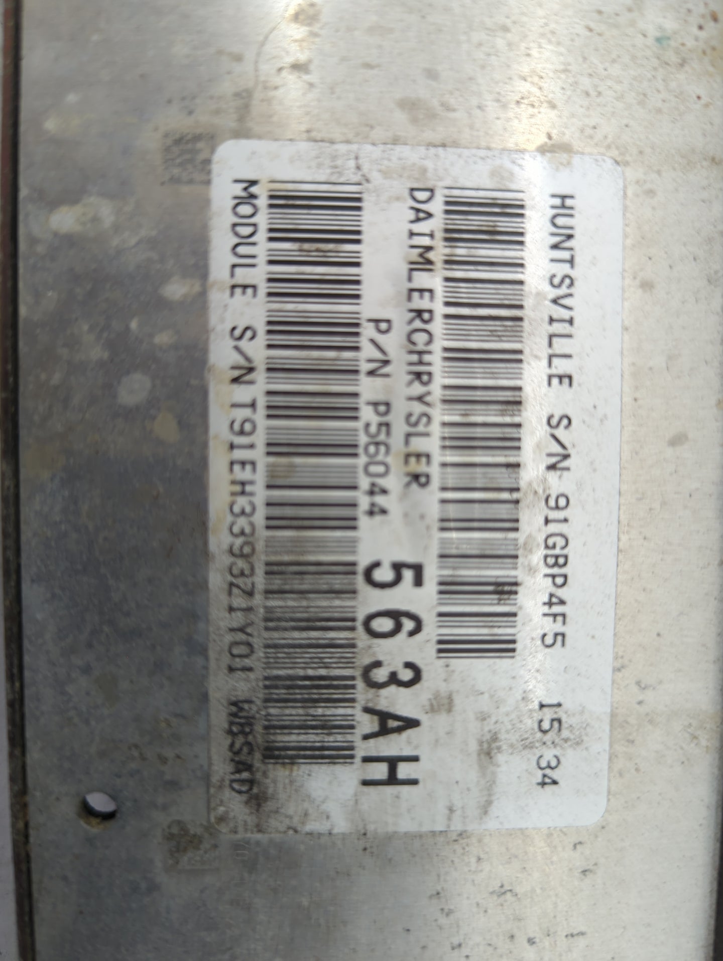 2004 Jeep Grand Cherokee PCM Engine Control Computer ECU ECM PCU OEM P/N:P56044563AH Fits OEM Used Auto Parts - Oemusedautop
