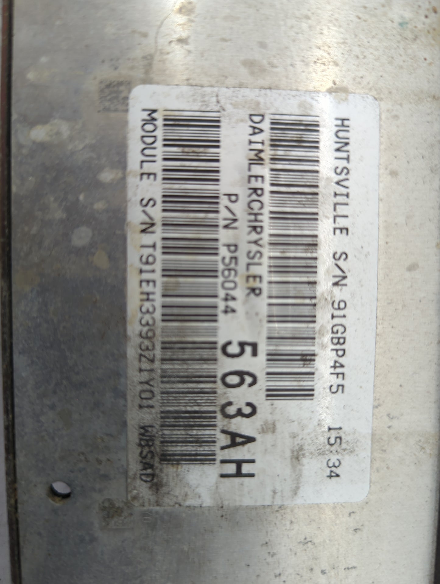 2004 Jeep Grand Cherokee PCM Engine Control Computer ECU ECM PCU OEM P/N:P56044563AH Fits OEM Used Auto Parts - Oemusedautop