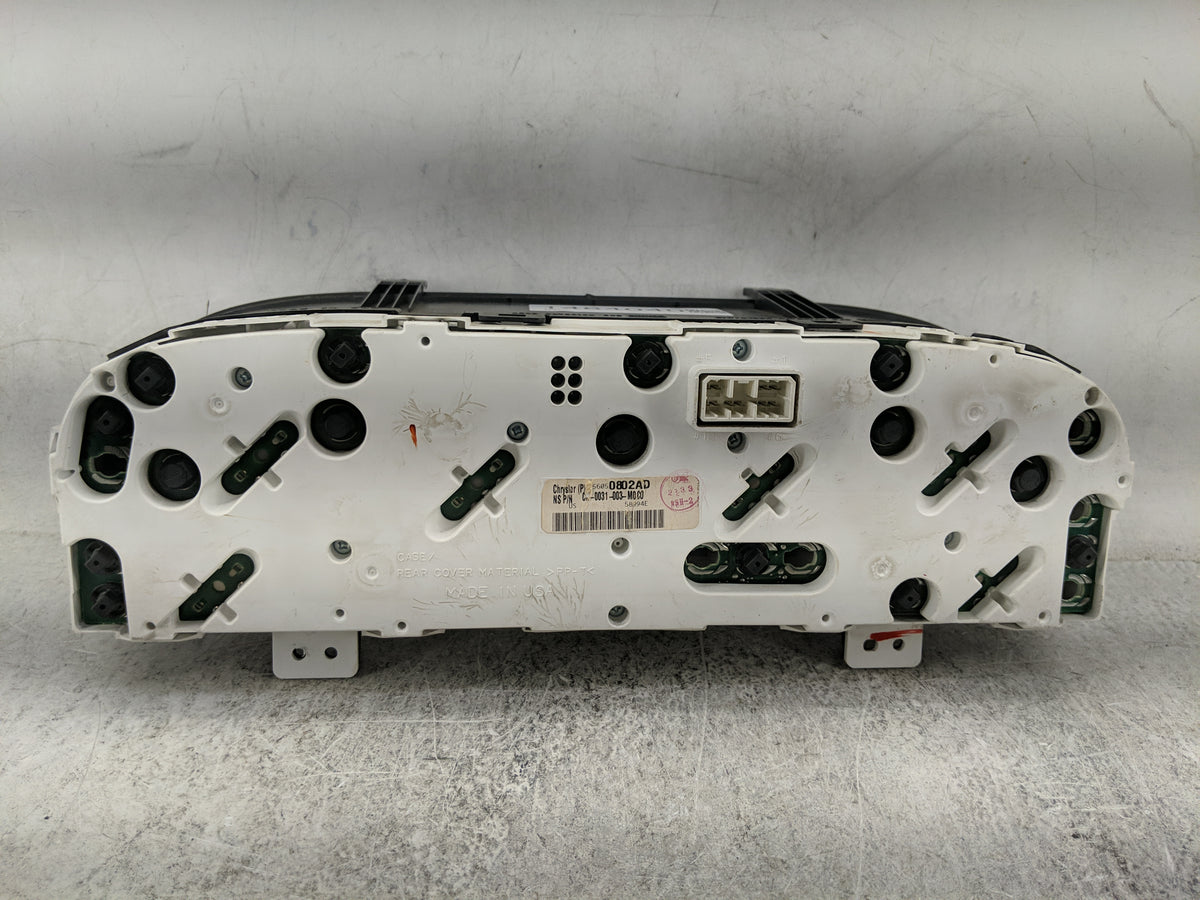 2002-2004 Jeep Grand Cherokee Instrument Cluster Speedometer Gauges P/N:56050802AD CA-0031-003-MOCO Miles: Fits OEM Used Aut