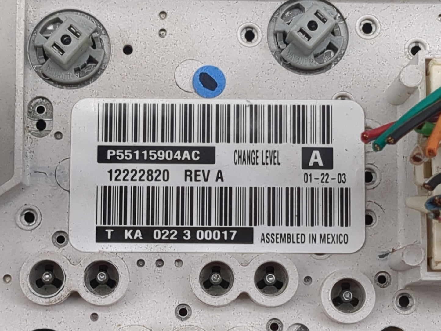1999-2004 Jeep Grand Cherokee Climate Control Module Temperature AC/Heater Replacement P/N:P55115904AC 12222820 Fits OEM Use