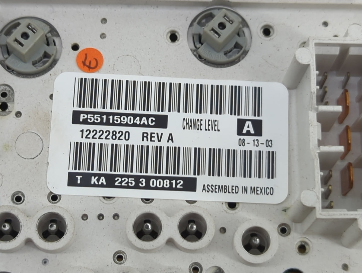 1999-2004 Jeep Grand Cherokee Climate Control Module Temperature AC/Heater Replacement P/N:P55115904AC 12222820 Fits OEM Use