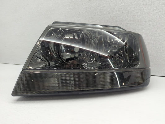 2002-2004 Jeep Grand Cherokee Driver Left Oem Head Light Headlight Lamp - Oemusedautoparts1.com