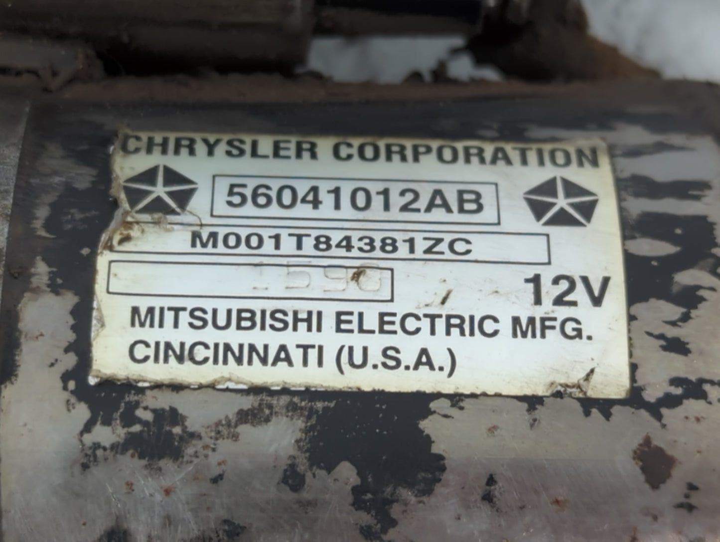 2003-2004 Jeep Grand Cherokee Car Starter Motor Solenoid OEM P/N:M0001T84381ZC 56041012AB Fits Fits 2003 2004 2005 2006 OEM 