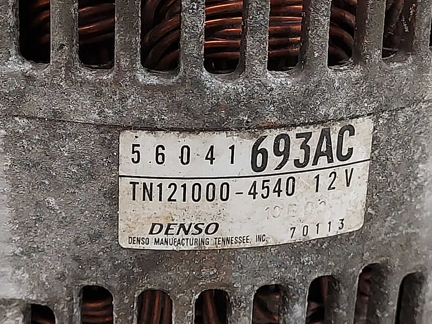 2002-2007 Jeep Liberty Alternator Replacement Generator Charging Assembly Engine OEM P/N:TN121000-4540 56041693AC Fits OEM U