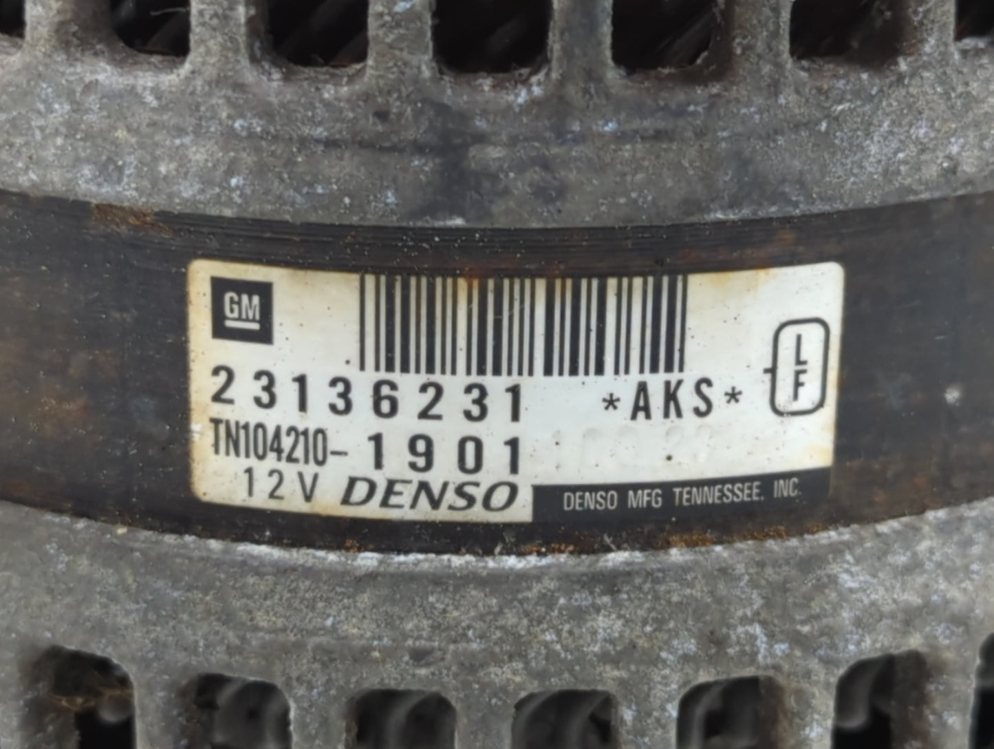 2004 Jeep Liberty Alternator Replacement Generator Charging Assembly Engine OEM P/N:TN104210-1901 23136231 Fits OEM Used Aut
