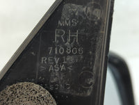 2002-2007 Jeep Liberty Passenger Right Side View Manual Door Mirror Black - Oemusedautoparts1.com