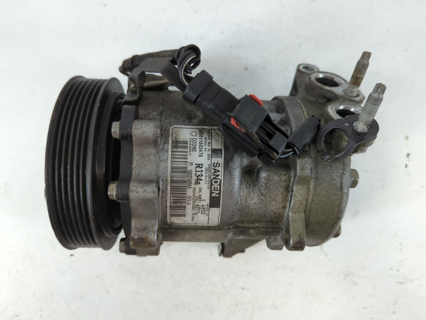 2002-2005 Jeep Liberty Air Conditioning A/c Ac Compressor Oem - Oemusedautoparts1.com