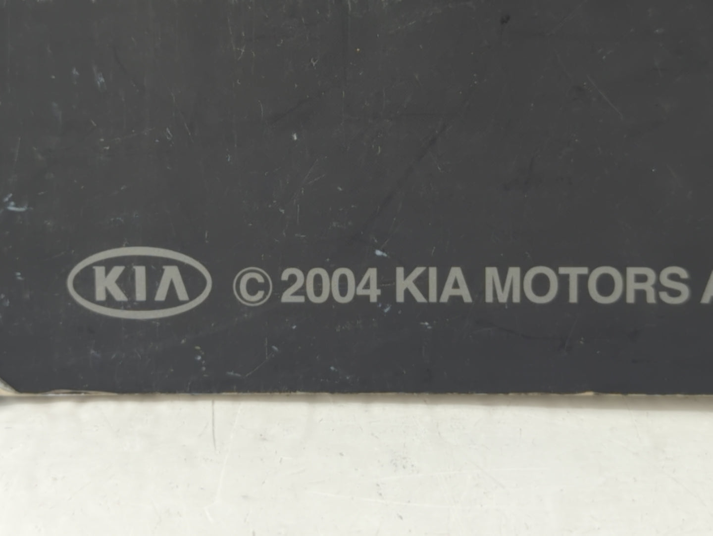 2004 Kia Spectra Owners Manual Book Guide OEM Used Auto Parts - Oemusedautoparts1.com