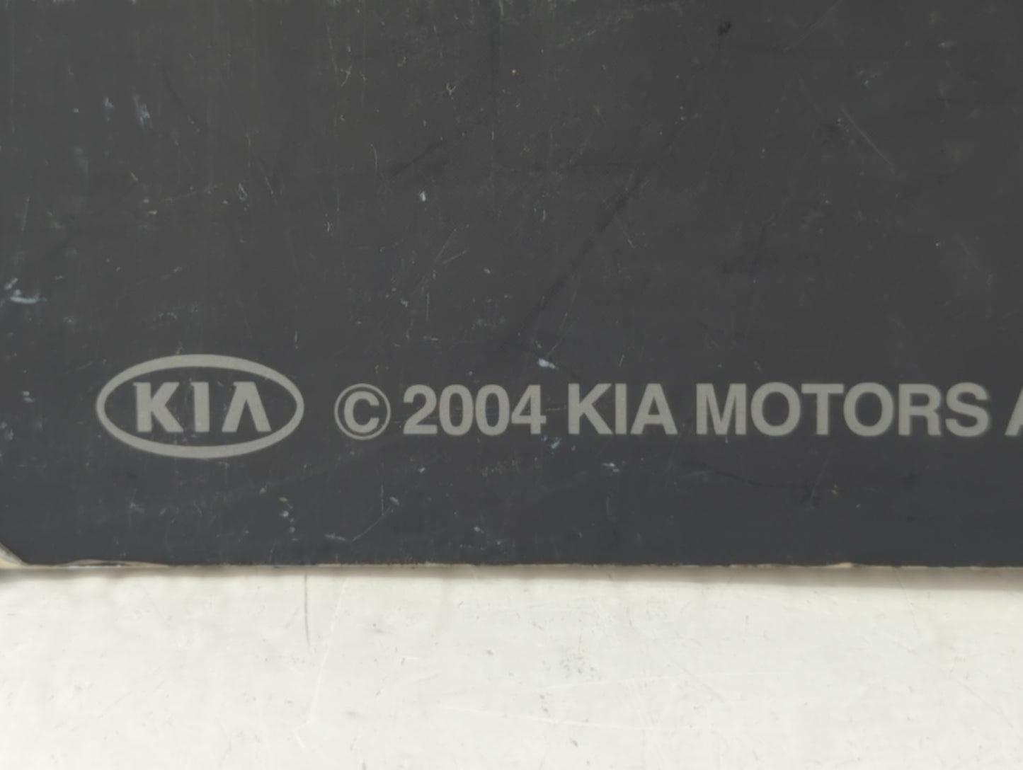 2004 Kia Spectra Owners Manual Book Guide OEM Used Auto Parts - Oemusedautoparts1.com