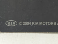 2004 Kia Spectra Owners Manual Book Guide OEM Used Auto Parts - Oemusedautoparts1.com