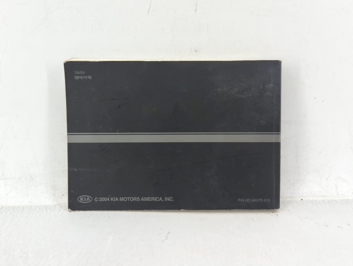 2004 Kia Spectra Owners Manual Book Guide OEM Used Auto Parts - Oemusedautoparts1.com