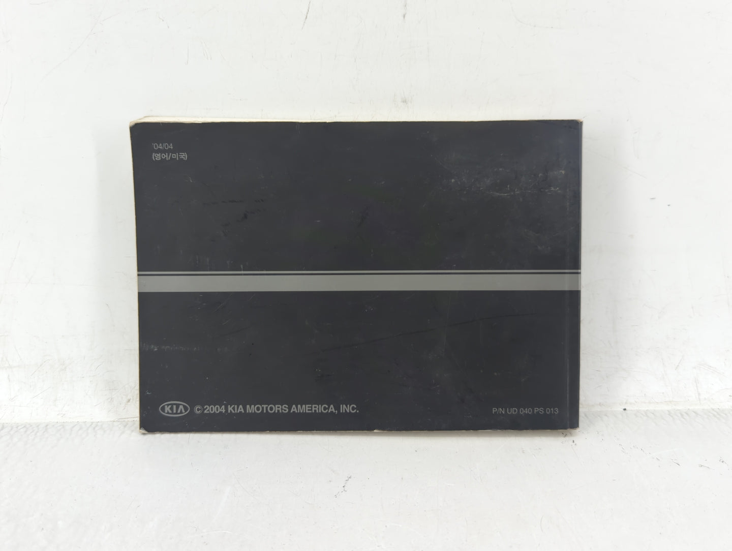 2004 Kia Spectra Owners Manual Book Guide OEM Used Auto Parts - Oemusedautoparts1.com