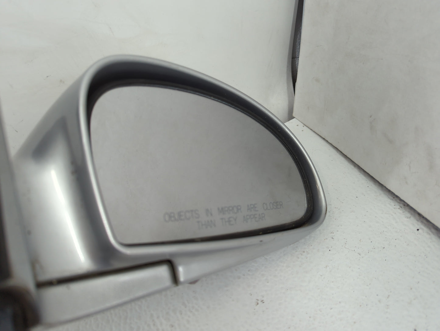 2002-2004 Kia Spectra Passenger Right Side View Manual Door Mirror Silver - Oemusedautoparts1.com