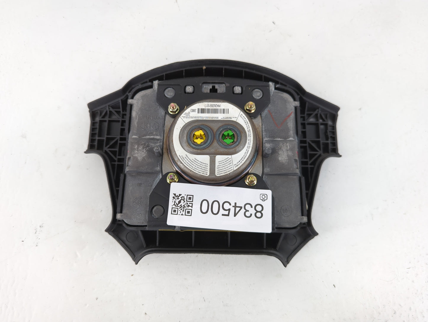 2004-2006 Kia Spectra Air Bag Driver Left Steering Wheel Mounted Fits Fits 2004 2005 2006 OEM Used Auto Parts - Oemusedautop
