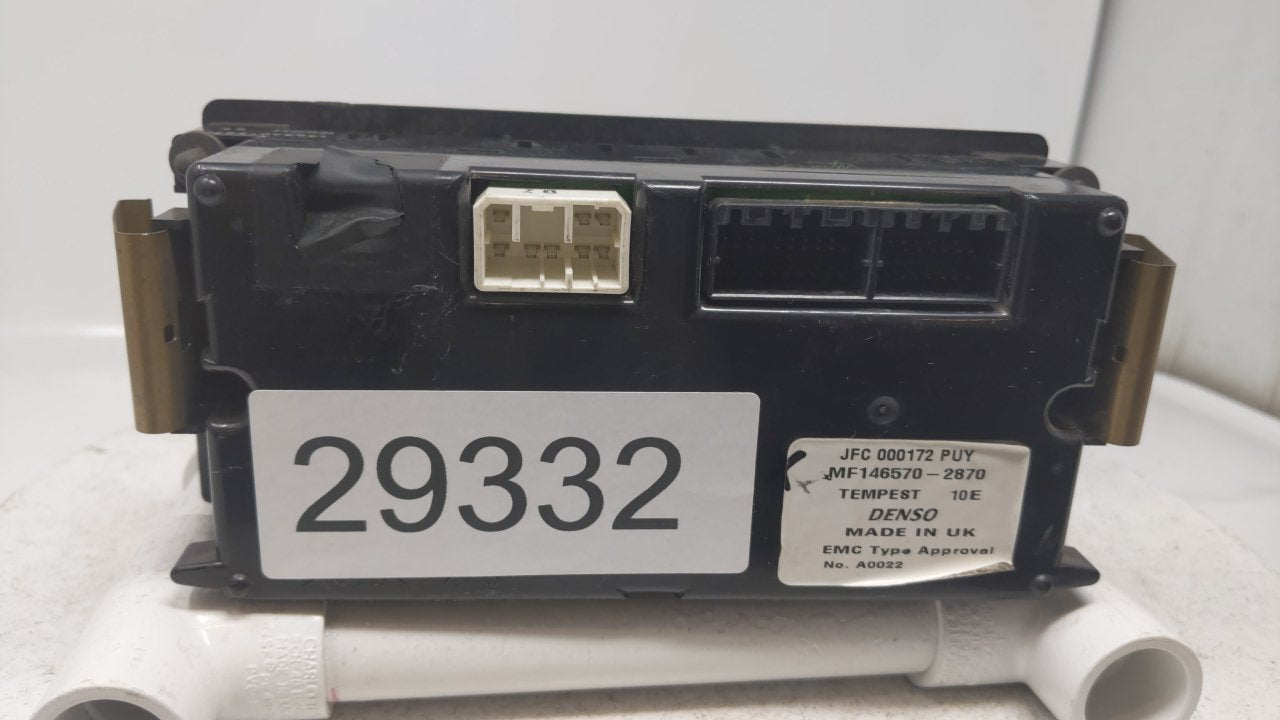 2004 Land Rover Discovery Climate Control Module Temperature AC/Heater Replacement Fits OEM Used Auto Parts - Oemusedautopar