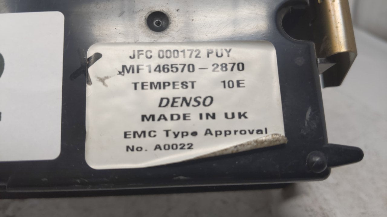 2004 Land Rover Discovery Climate Control Module Temperature AC/Heater Replacement Fits OEM Used Auto Parts - Oemusedautopar