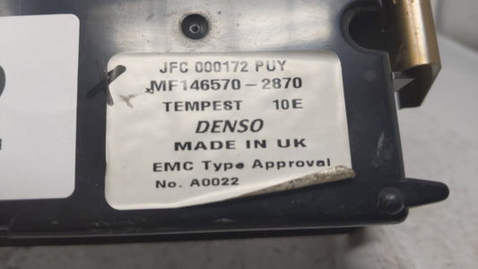 2004 Land Rover Discovery Climate Control Module Temperature AC/Heater Replacement Fits OEM Used Auto Parts