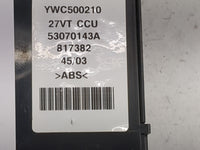 2004-2005 Land Rover Freelander Fusebox Fuse Box Panel Relay Module P/N:YWC500210 53070143A Fits Fits 2004 2005 OEM Used Aut
