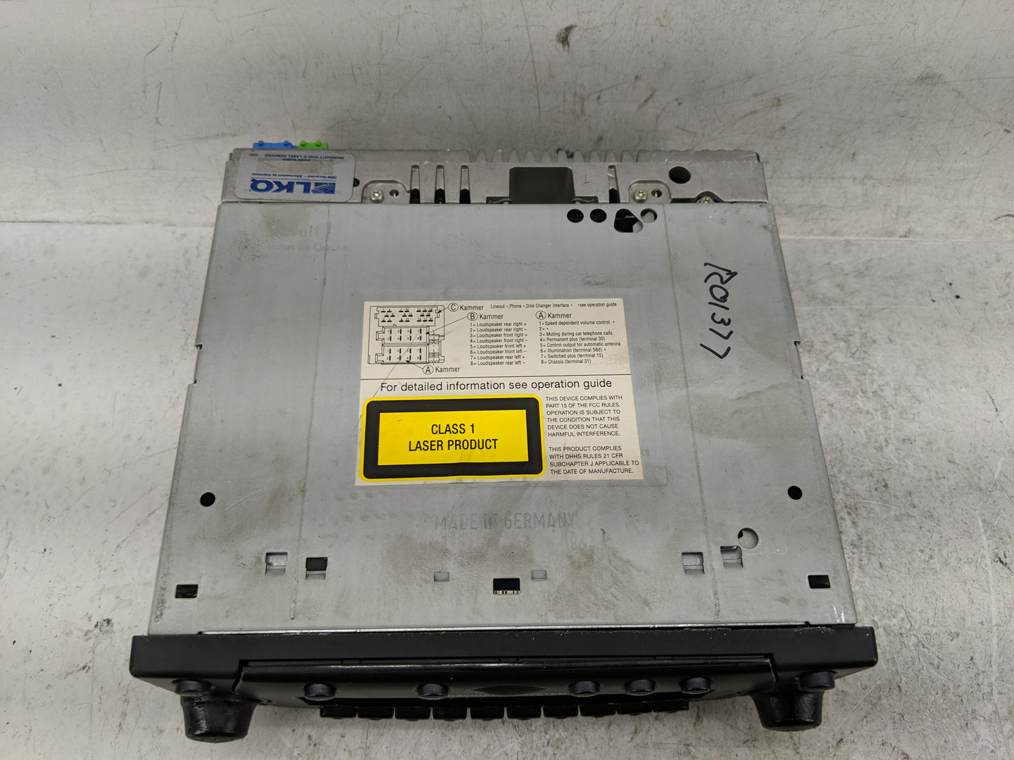 2004 Land Rover Range Rover Radio AM FM Cd Player Receiver Replacement Fits Fits 2002 2003 2005 OEM Used Auto Parts - Oemuse