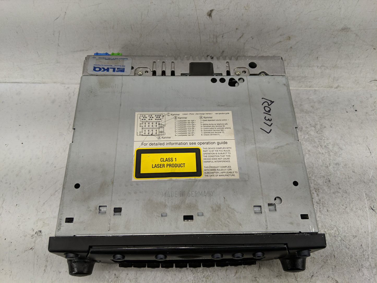 2004 Land Rover Range Rover Radio AM FM Cd Player Receiver Replacement Fits Fits 2002 2003 2005 OEM Used Auto Parts - Oemuse